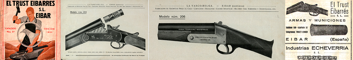 Publicidad histórica de fábricas de armas
